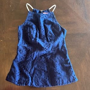 Lilly Pulitzer size 0 navy tank top